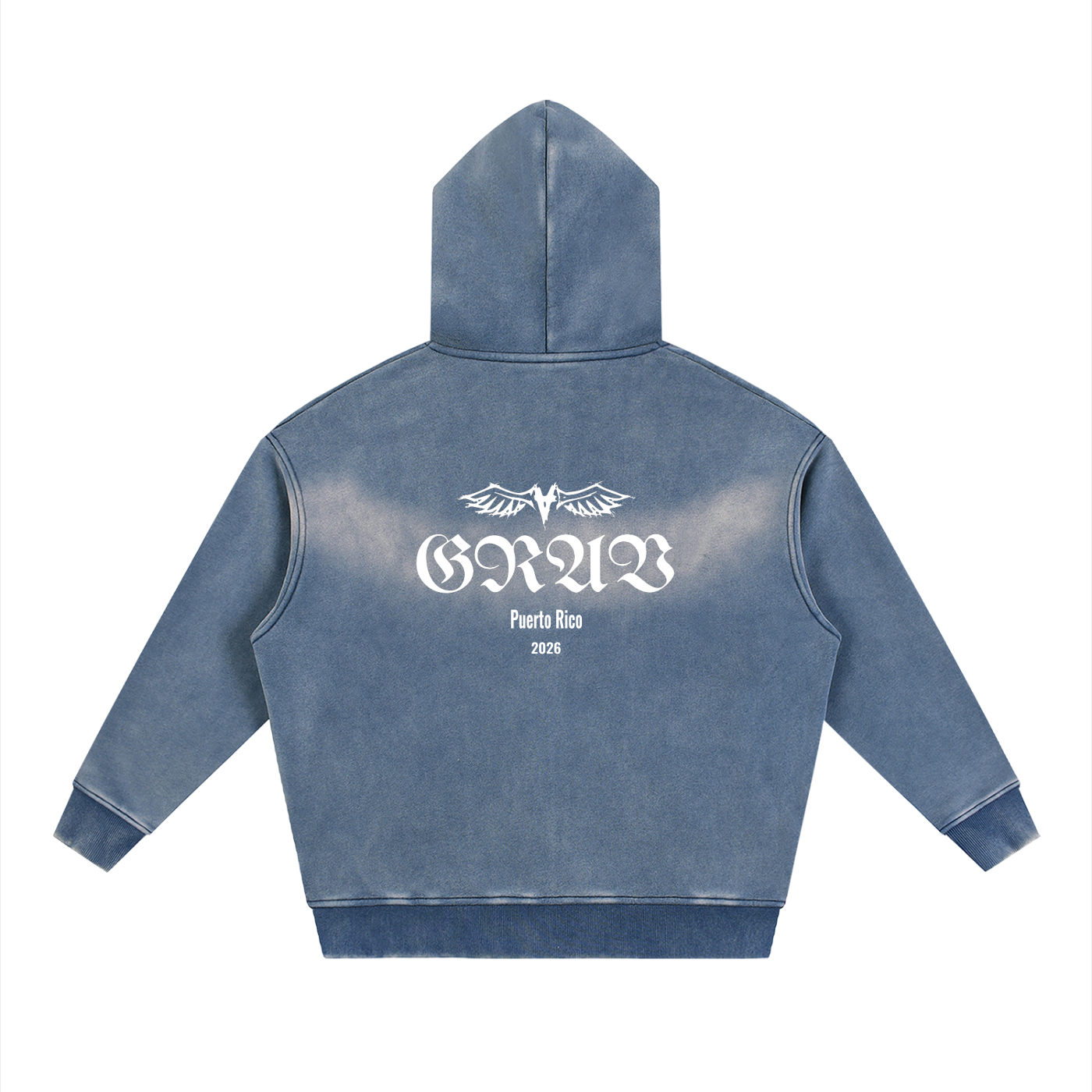 GRAV Boxy Zip-Up Hoodie