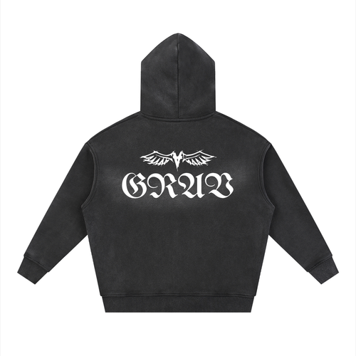 GRAV Boxy Zip-Up Hoodie