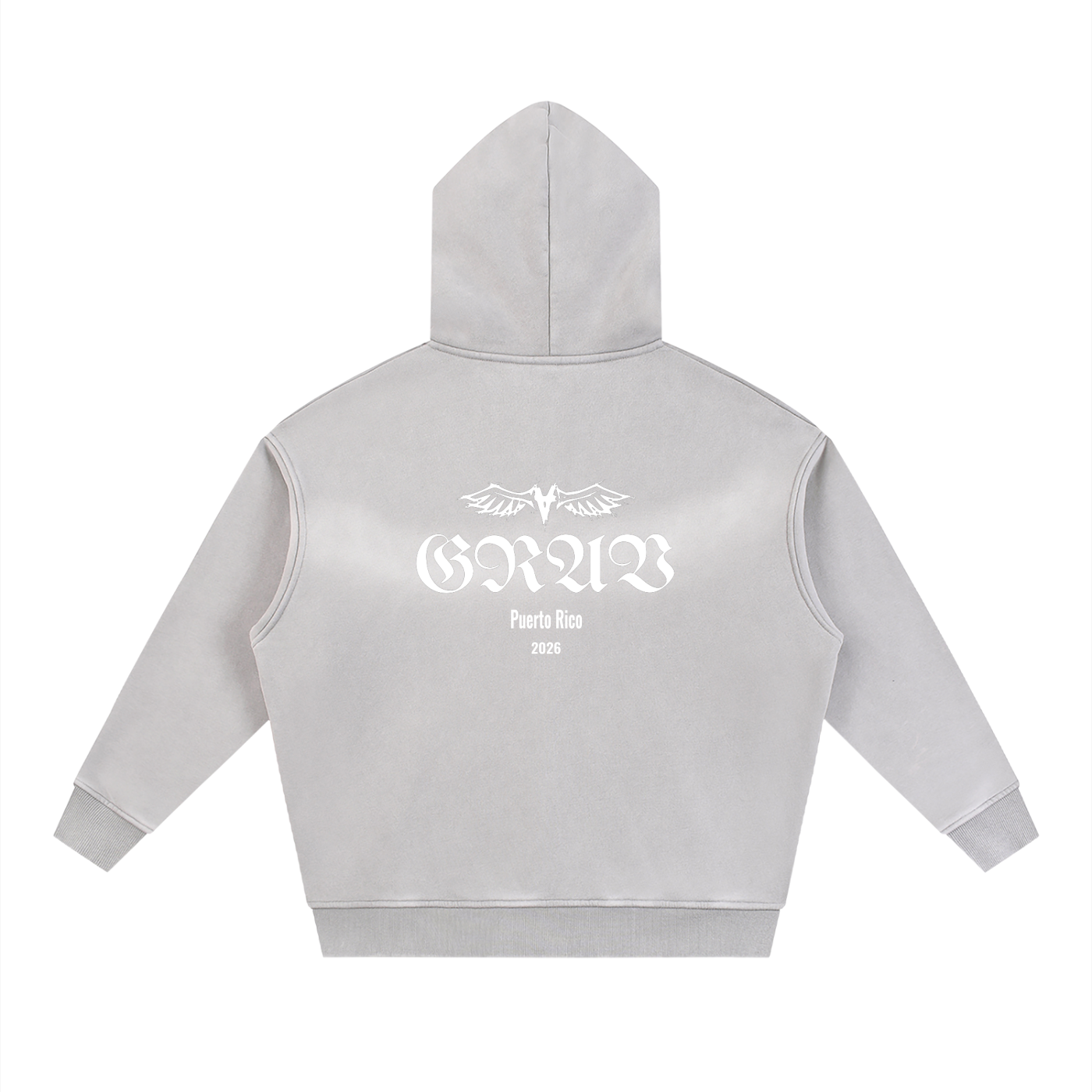 GRAV Boxy Zip-Up Hoodie