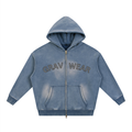 GRAV Boxy Zip-Up Hoodie
